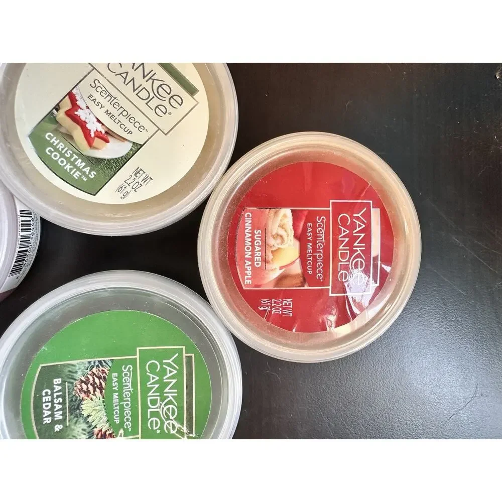 Lot Of 10 Yankee Candle Scenterpiece Easy Melt Cups 2.2oz (3 Discontinued Scents